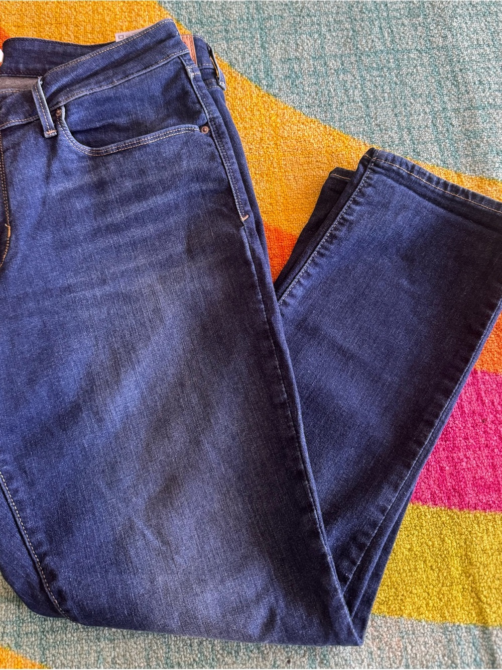 Levi's Women's Dark Blue Skinny Jeans - Stretch Denim